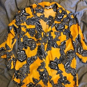 Button up portofino slim fit dress shirt